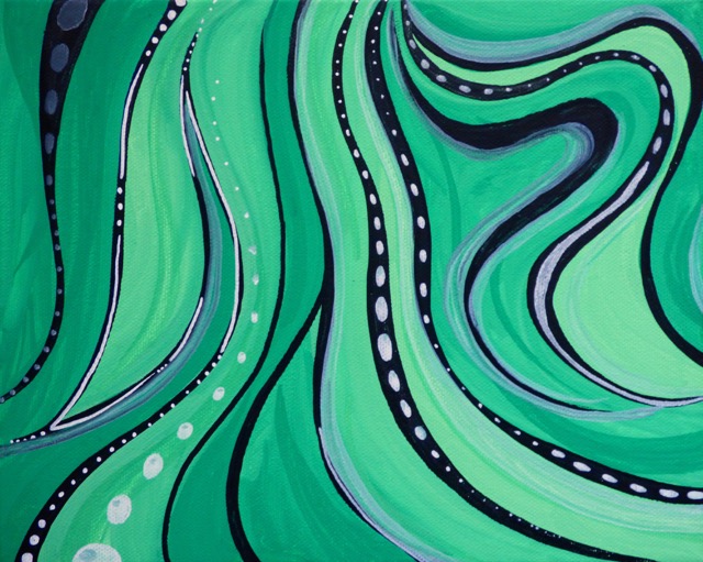 Green Swirl by Mark Bray - 1