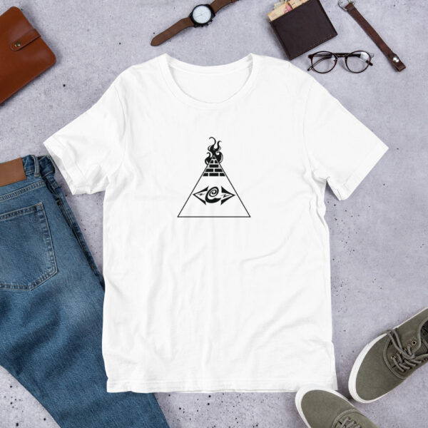 Crystaleyezed Pyramid Eye Short-Sleeve Unisex T-Shirt - Image 3