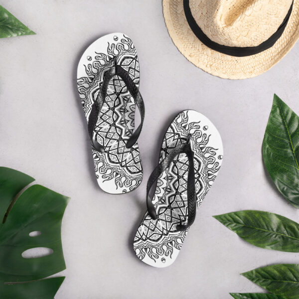 Crystaleyezed Pentaflame Flip-Flops - Image 3