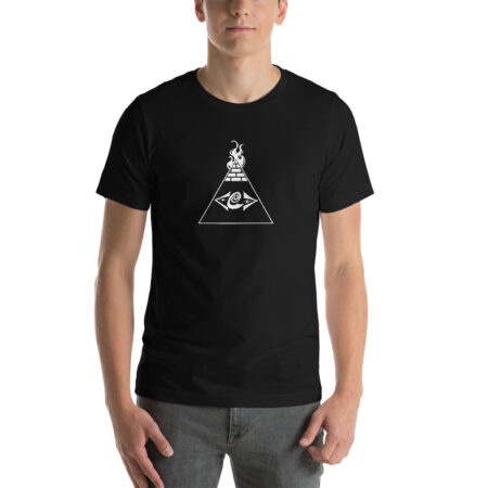 Crystaleyezed Pyramid Eye Short-Sleeve Unisex T-Shirt