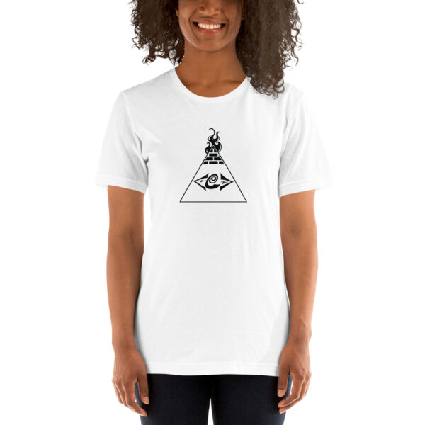 Crystaleyezed Pyramid Eye Short-Sleeve Unisex T-Shirt - Image 2