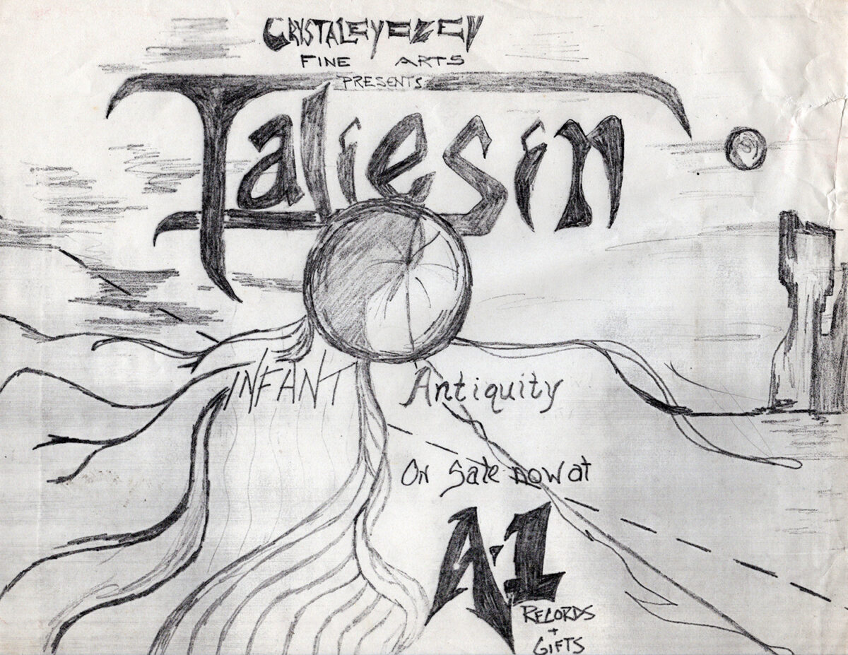 Classic Band Flyer From 1989 For Taliesin at A-1