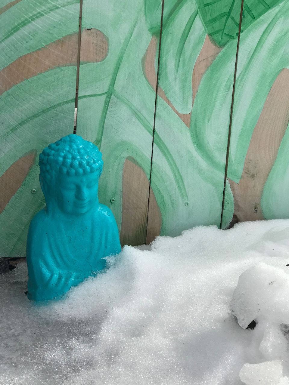 Buddha in the Snow