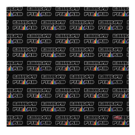 Rainbow Pyramid Logo All-over print bandana