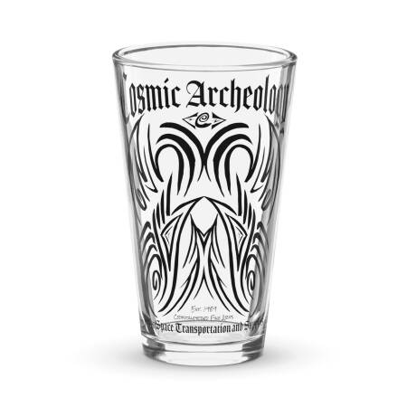 Cosmic Archeology Shaker pint glass