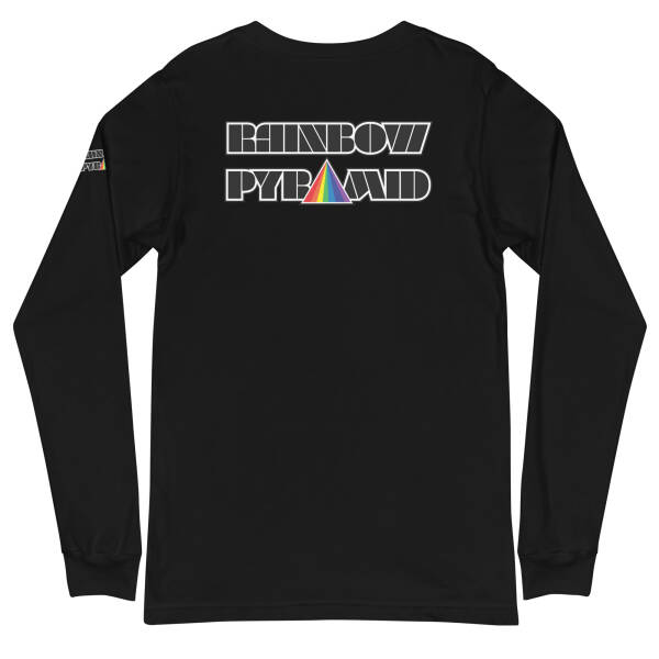 Rainbow Pyramid Logo Unisex Long Sleeve Tee - Image 2