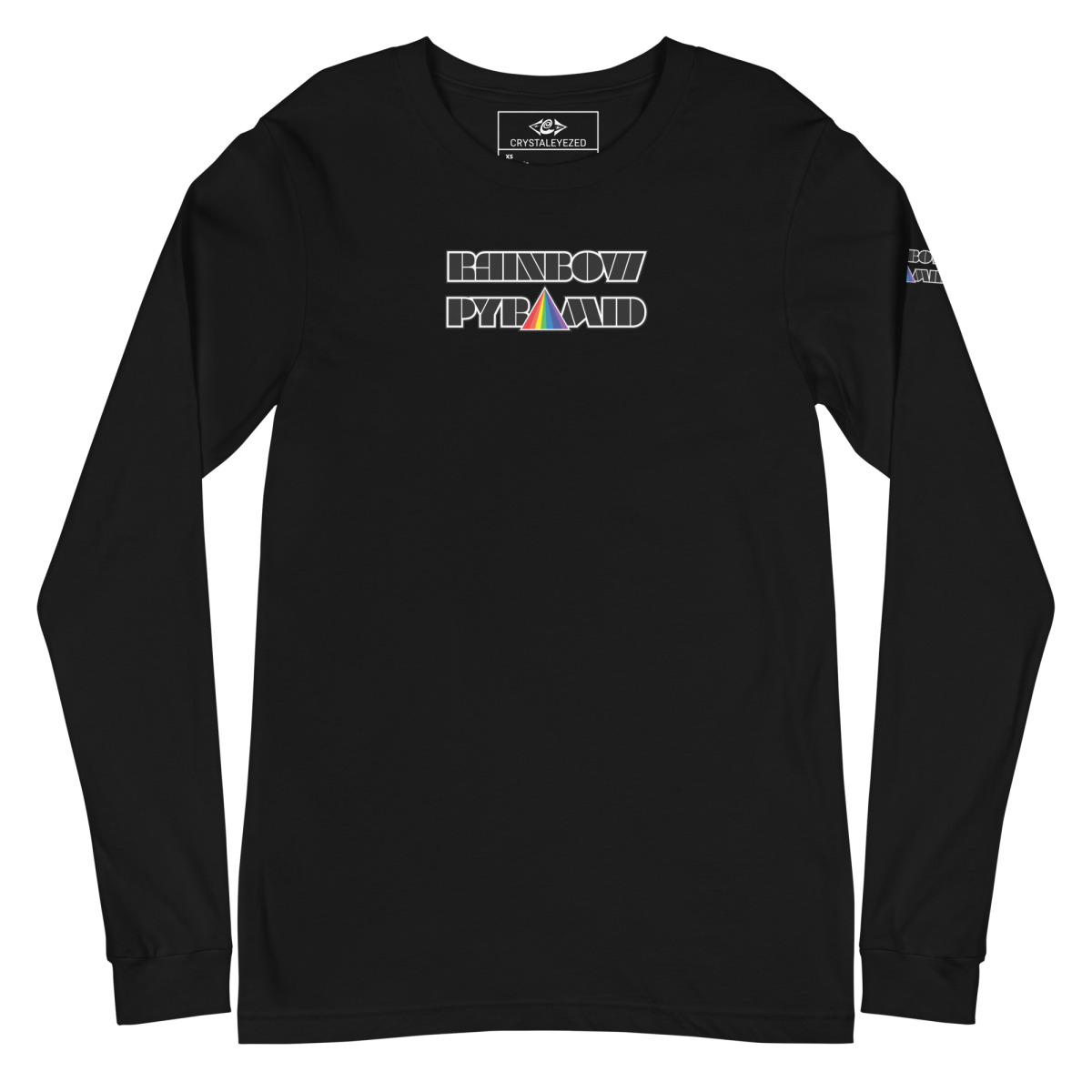 Rainbow Pyramid Logo Unisex Long Sleeve Tee